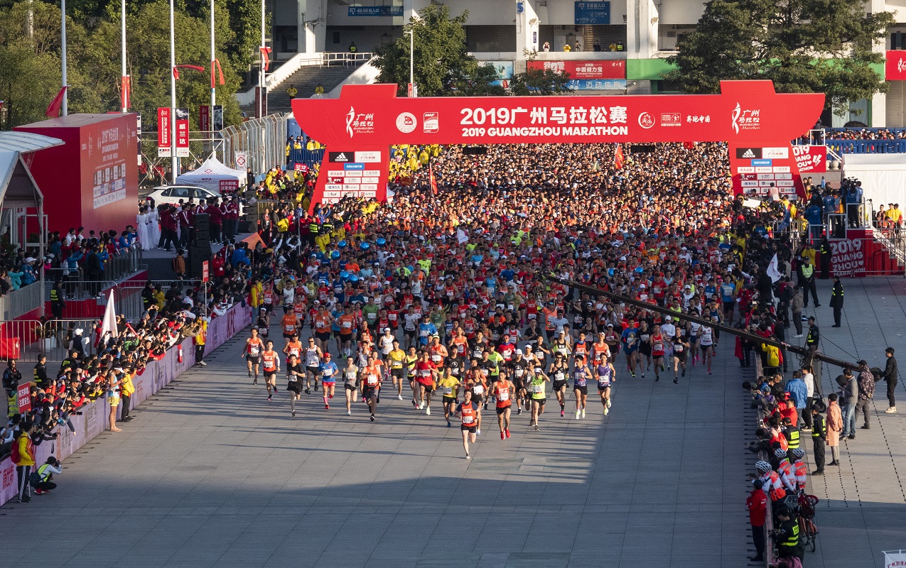 2019广州马拉松赛成功举办，佳绩频出