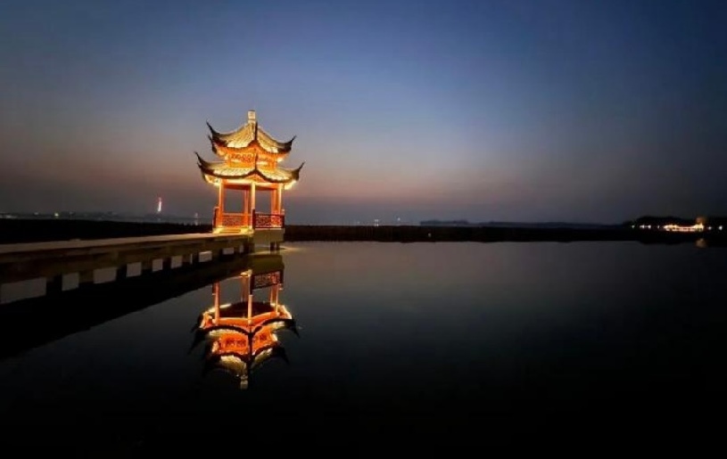 元荡桥成为“网红地标”打卡点