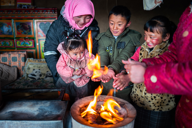 藏北牧人冬季生活