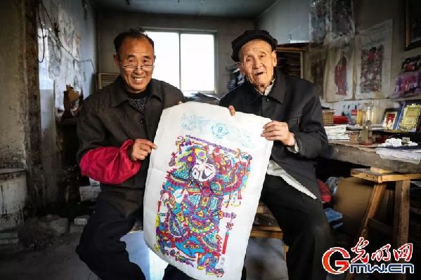 90岁“中国年画王”：我只是个一辈子喜欢年画的老人