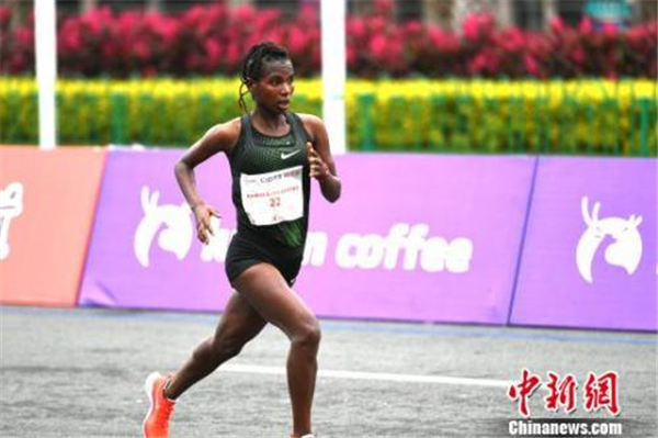 2019厦门马拉松开跑 埃塞俄比亚选手包揽男女组前三
