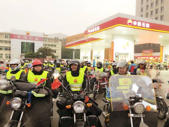 中石油7省121座加油站为务工人员铁骑提供免费加油