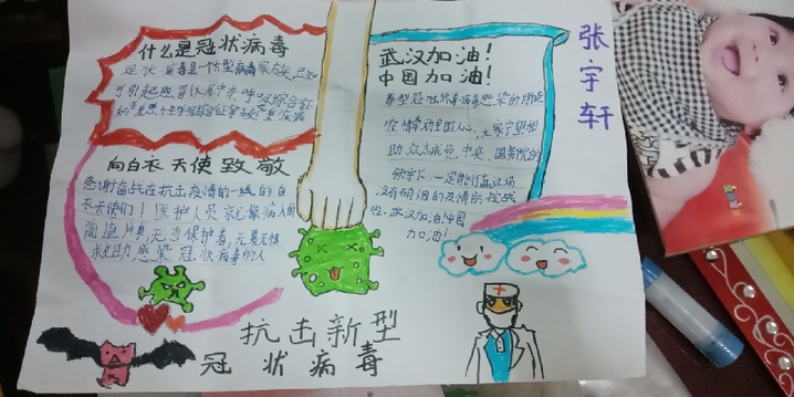 “小家大爱 童心抗疫”全国中小学生作品展播【书画类第一批】