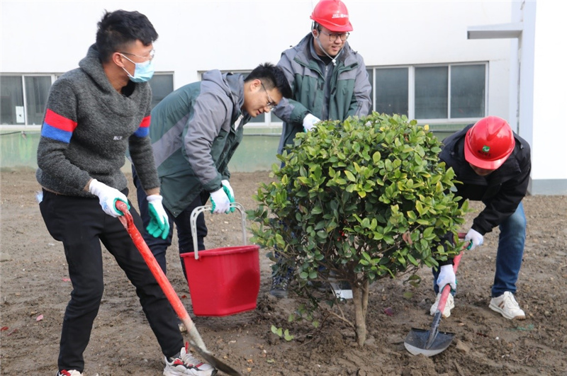 浙江省交通集团杭绍甬高速杭绍段项目开展“践行两山理念”植树节活动 浙江省交通集团杭绍甬高速杭绍段项目开展“践行两山理念”植树节活动
