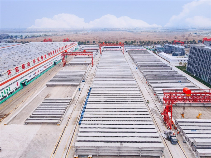 杭绍甬高速杭绍段项目预制梁板突破1000片大关 杭绍甬高速杭绍段项目预制梁板突破1000片大关