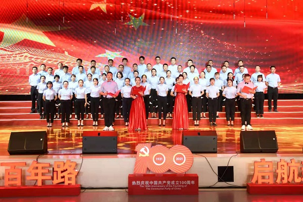 泾河新城举办庆祝建党100周年红歌大赛