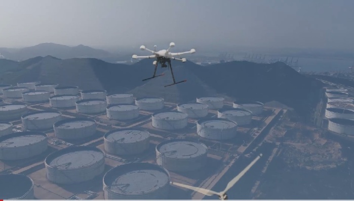 辽河油田：无人机飞入一线 助力冬供生产