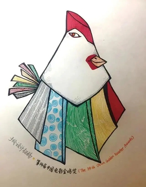 今年金鸡奖海报大众投票,这只“鸡”为什么火了?