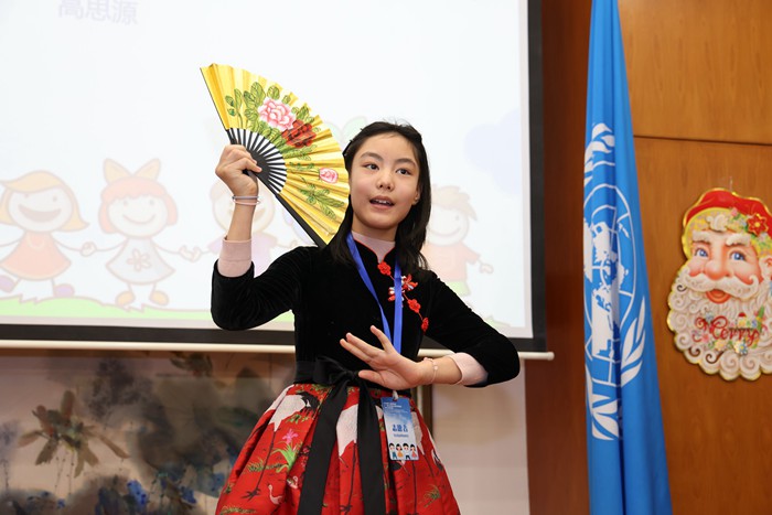 迎接北京冬奥会 助力可持续发展 | “文化小大使”活动参与者代表走进联合国驻华机构办公室