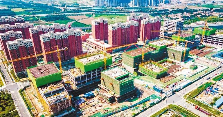 陕西沣西新城曹家滩创新中心预计9月底主体封顶