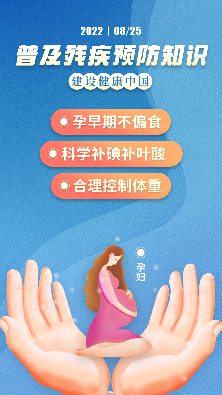 普及残疾预防知识 建设健康中国（系列海报）
