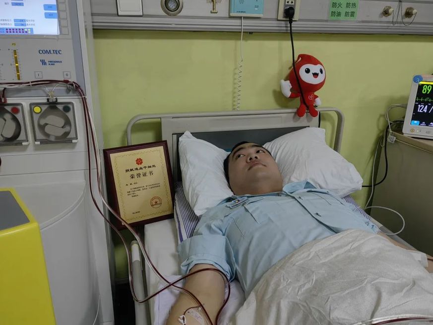 90后军队文职人员捐献救人 湖北省造血干细胞捐献突破600例