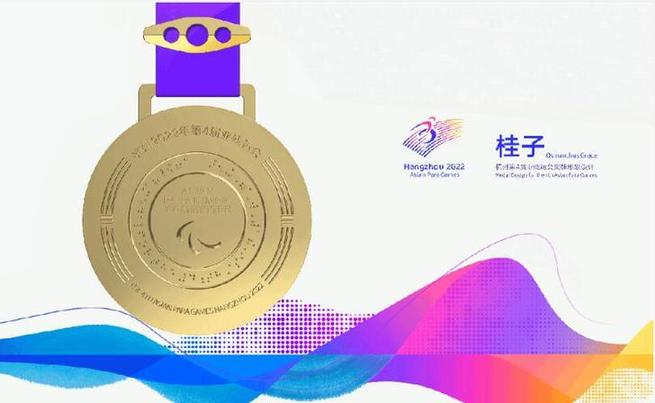 杭州第4届亚残运会奖牌