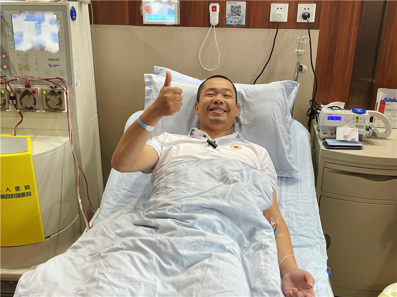 素不相识却血脉相连——韦警官成为桂林第60例造血干细胞捐献者