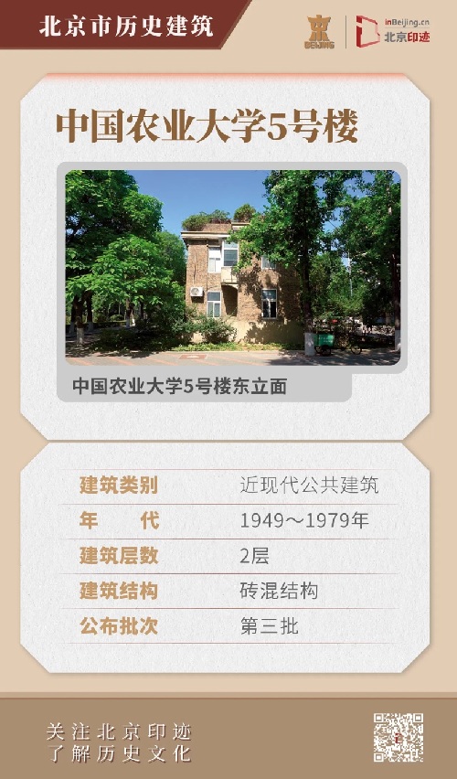 历史建筑丨中国农业大学近现代历史建筑群：建校之初重要的实物见证