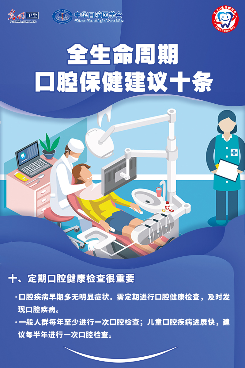 【科普海报】全生命周期口腔建议发布：从婴儿到老年，健康笑容不缺席