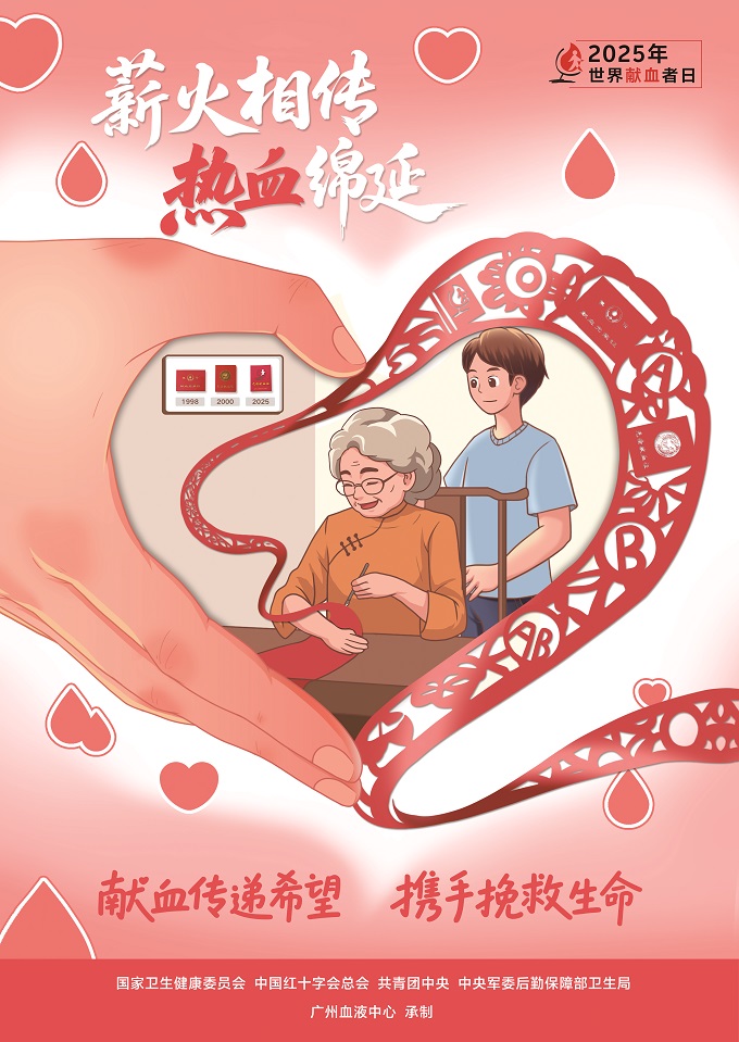 2025年世界献血者日宣传海报发布