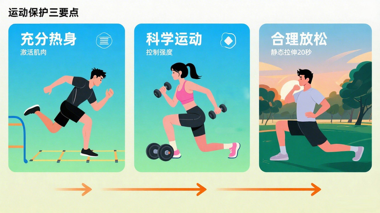 运动健康 一起来丨日常运动不“踩坑”:3个关键细节帮你远离运动损伤 运动健康 一起来丨日常运动不“踩坑”:3个关键细节帮你远离运动损伤