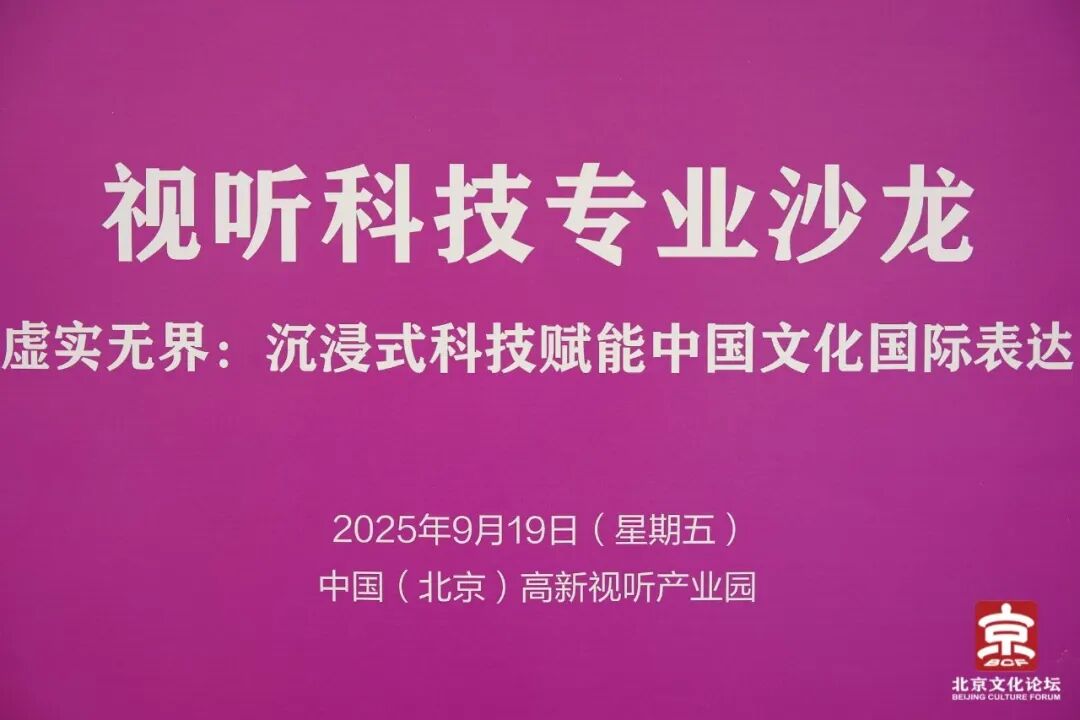 虚实无界，沉浸视听，2025北京文化论坛“视听科技专业沙龙”前瞻沉浸式产业未来