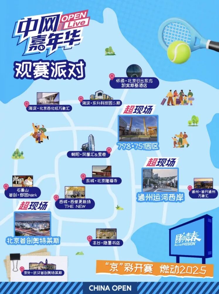 携手“超现场”，“京”彩开启十月中网嘉年华！