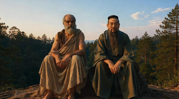 AI唤醒伟大相遇 国际合拍纪录片《神遇：当苏格拉底遇上孔子》今晚播出