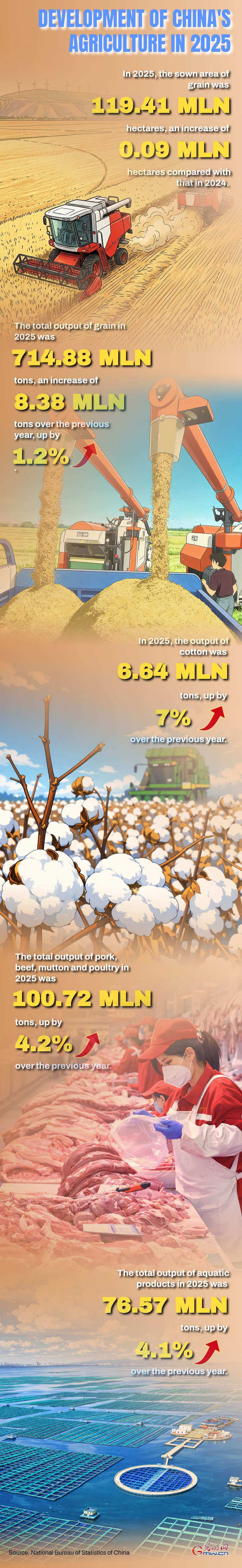 AI Infographic: Development of China's agriculture in 2025 AI Infographic: Development of China's agriculture in 2025