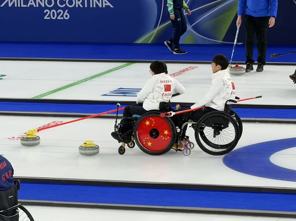 冬残奥会｜中国队取得轮椅冰壶混合双人项目冬残奥会“开门红”