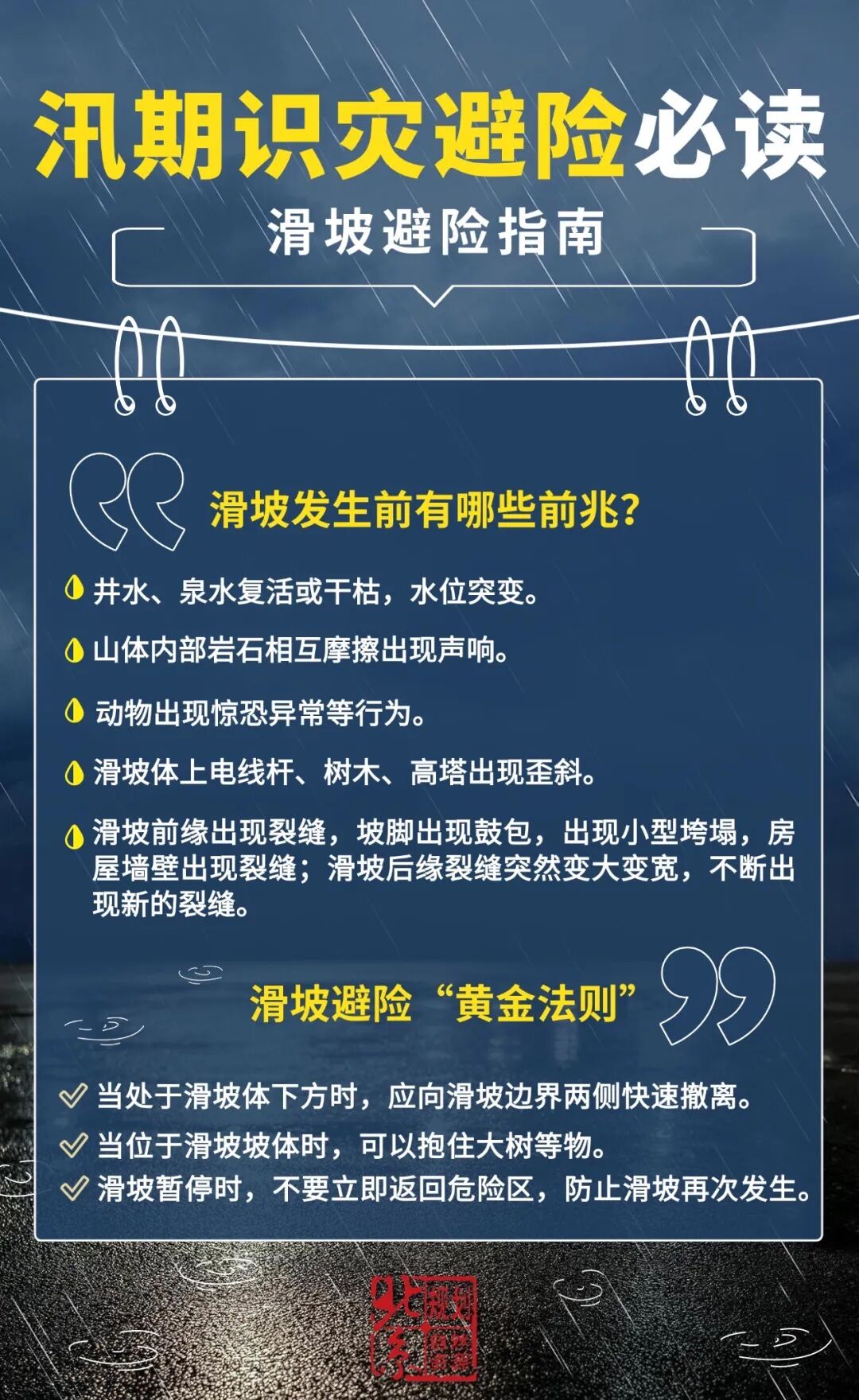 汛期防灾不松懈,识灾避险知识速览!