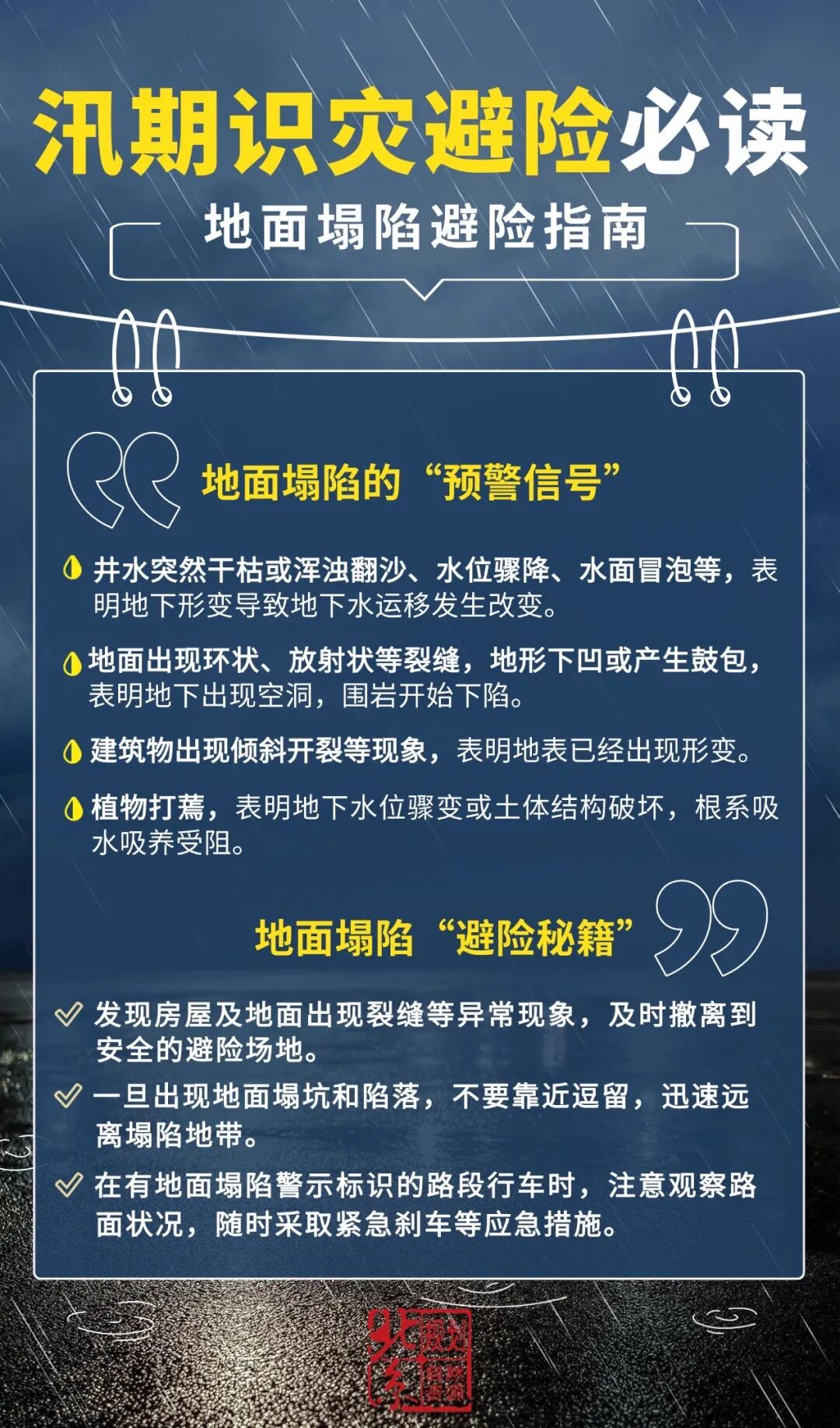 汛期防灾不松懈,识灾避险知识速览!