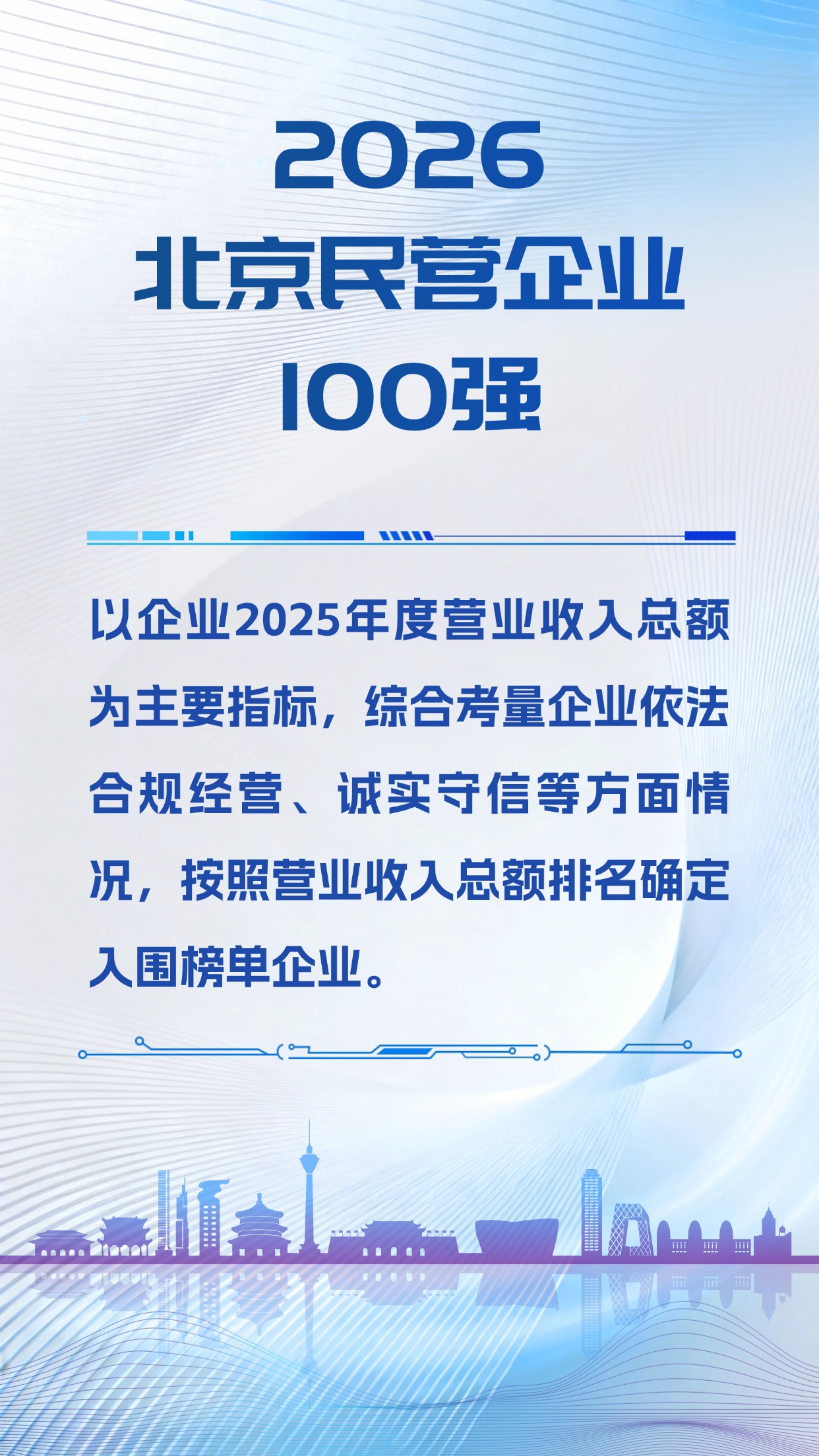 2026北京民营企业100强