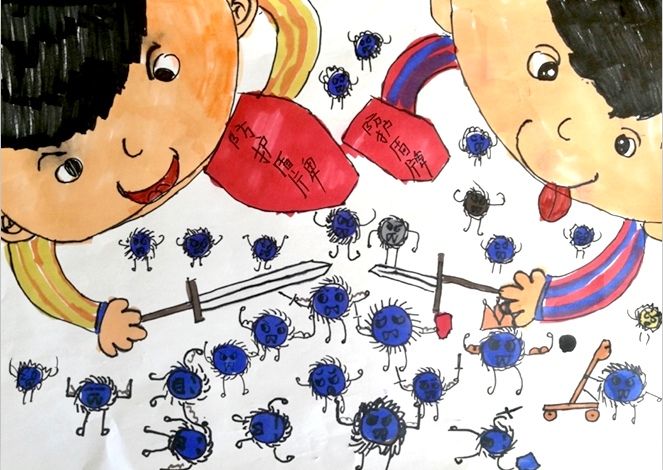抗击疫情“云画展” 一起来看孩子们画笔下的“疫情阻击战”