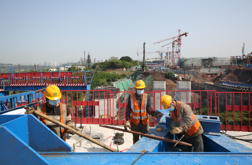 重庆巴南：李家沱复线桥南引道工程项目有序推进 预计今年将完成马王坪节点立交主体施工80%
