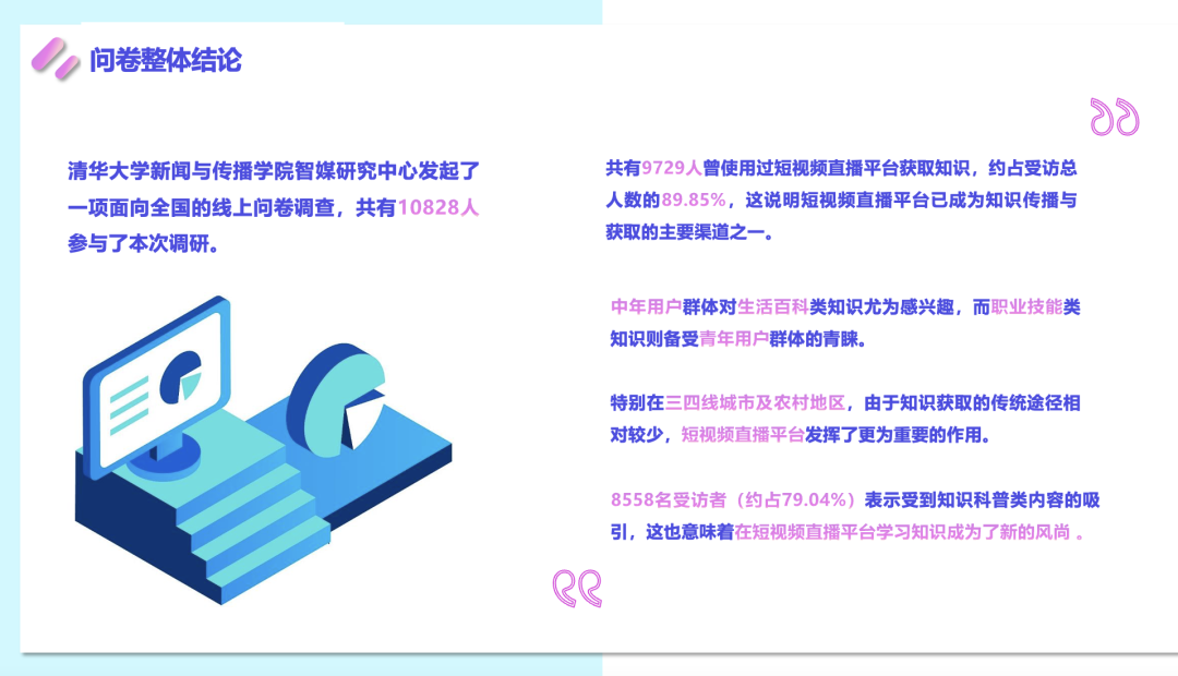 清华学术报告：学无界，共此间-短视频直播与知识学习