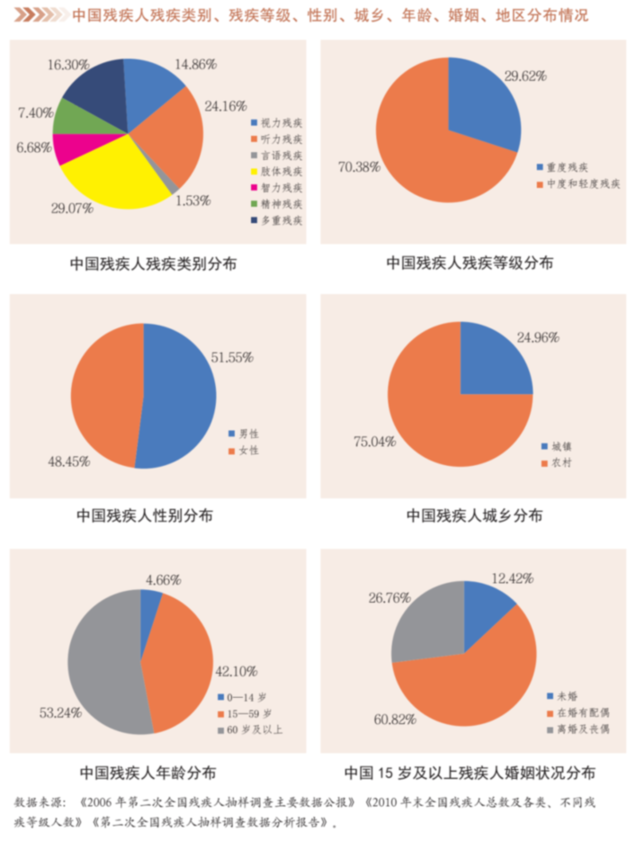 一文了解中国残疾人数量和残疾人事业统计调查制度