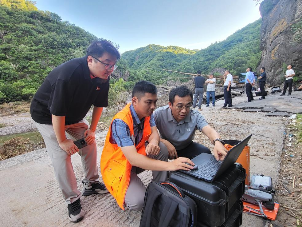 北京市测绘院科技助力防汛救灾