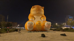 北京新增打卡地！19.3米巨型胖橘闪现2025北京动画周！