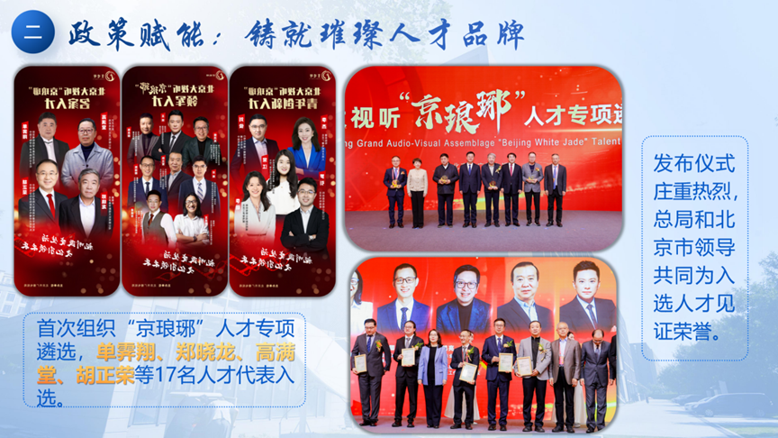 精品大会“北京大视听”成果盘点 | “京琅琊”人才计划成果显著 构筑广电视听人才高地